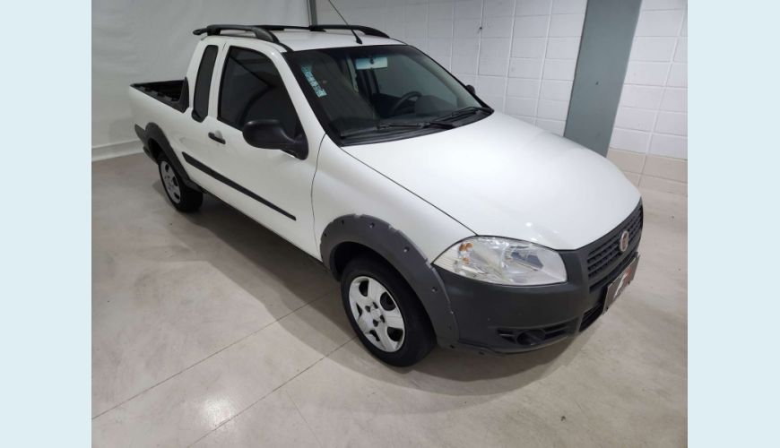 FIAT STRADA 1.4 MPI WORKING CE 8V FLEX 2P MANUAL - BRANCO - 2013 Foto 3 (Grande)