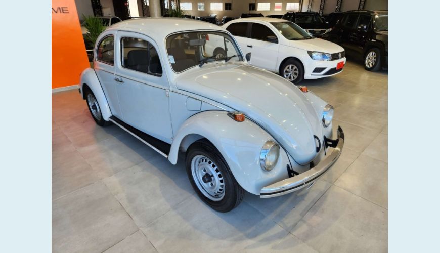 VOLKSWAGEN FUSCA 1.3 8V 2P MANUAL - CINZA - 1985 Foto 3 (Grande)