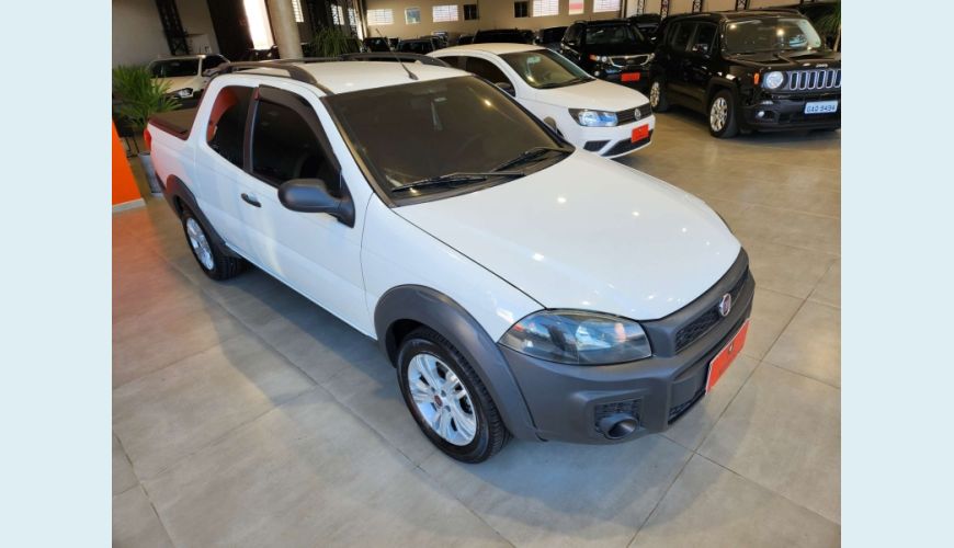 FIAT STRADA 1.4 MPI HARD WORKING CD 8V FLEX 3P MANUAL - BRANCO - 2018 Foto 3 (Grande)