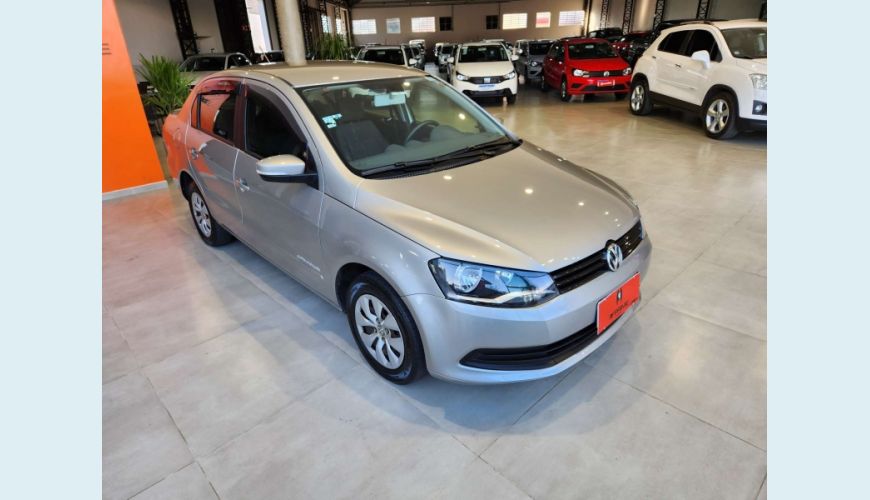 VOLKSWAGEN VOYAGE 1.0 MI COMFORTLINE 8V FLEX 4P MANUAL - PRATA - 2015 Foto 3 (Grande)