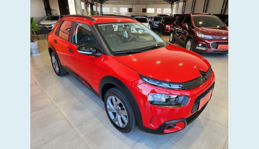 CITROËN C4 CACTUS 1.6 VTI 120 FLEX FEEL PACK EAT6 - VERMELHO - 2022 Foto 3 (Grande)
