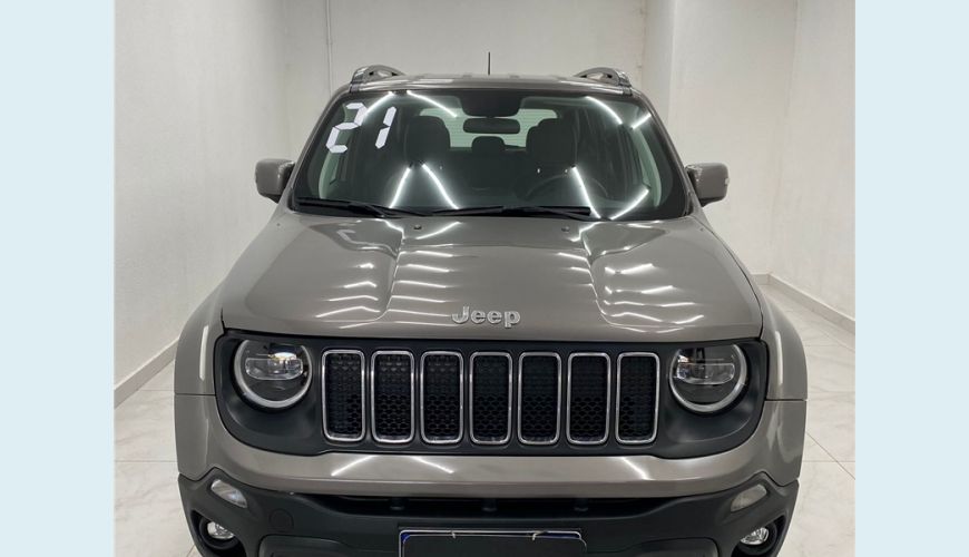 JEEP RENEGADE 1.8 16V FLEX LONGITUDE 4P AUT. - CINZA - 2021 Foto 3 (Grande)