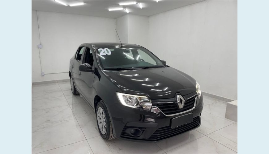 RENAULT LOGAN 1.0 12V SCE FLEX ZEN MANUAL - PRETO - 2020 Foto 3 (Grande)