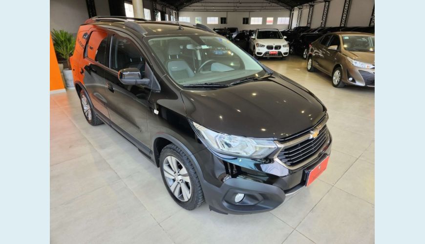 CHEVROLET SPIN 1.8 ACTIV 8V FLEX 4P AUT. - PRETO - 2020 Foto 3 (Grande)