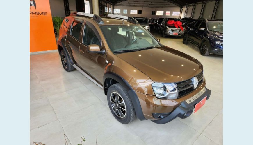 RENAULT DUSTER 1.6 DYNAMIQUE 4X2 16V FLEX 4P MANUAL - MARROM - 2017 Foto 3 (Grande)