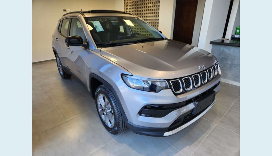 JEEP COMPASS 1.3 T270 TURBO FLEX LONGITUDE AT6 - PRATA - 2023 Foto 3 (Grande)