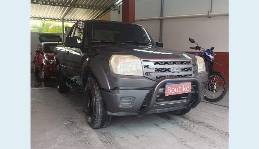 FORD RANGER 3.0 XL 4X4 CS TURBO ELECTRONIC DIESEL 2P MANUAL - CINZA - 2010 Foto 3 (Grande)