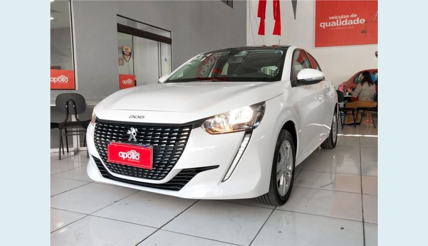 PEUGEOT 208 1.6 16V FLEX ACTIVE PACK AT6 - BRANCO - 2021 Foto 3 (Grande)