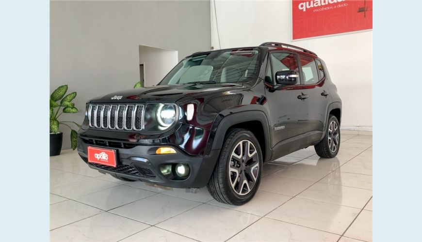 JEEP RENEGADE 1.8 16V FLEX LONGITUDE 4P AUT. - PRETO - 2021 Foto 3 (Grande)