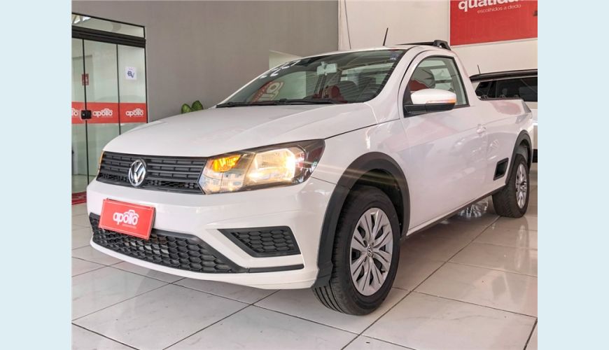 VOLKSWAGEN SAVEIRO 1.6 MSI TRENDLINE CS 8V FLEX 2P MANUAL - BRANCO - 2022 Foto 3 (Grande)