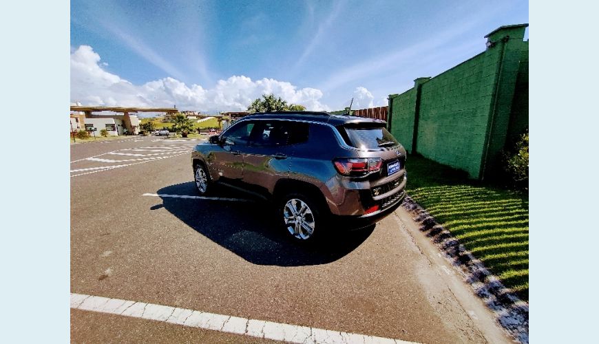JEEP COMPASS LONG. T270 1.3 TB 4X2 FLEX AUT. - CINZA - 2022 Foto 3 (Grande)
