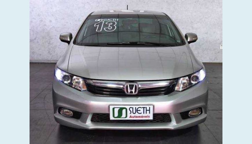 HONDA CIVIC NEW LXL 1.8 16V I-VTEC AUT. FLEX - PRATA - 2013 Foto 3 (Grande)