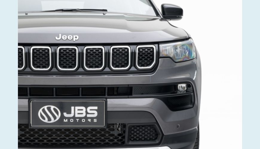 JEEP COMPASS 1.3 T270 TURBO FLEX LONGITUDE AT6 - CINZA - 2023 Foto 3 (Grande)