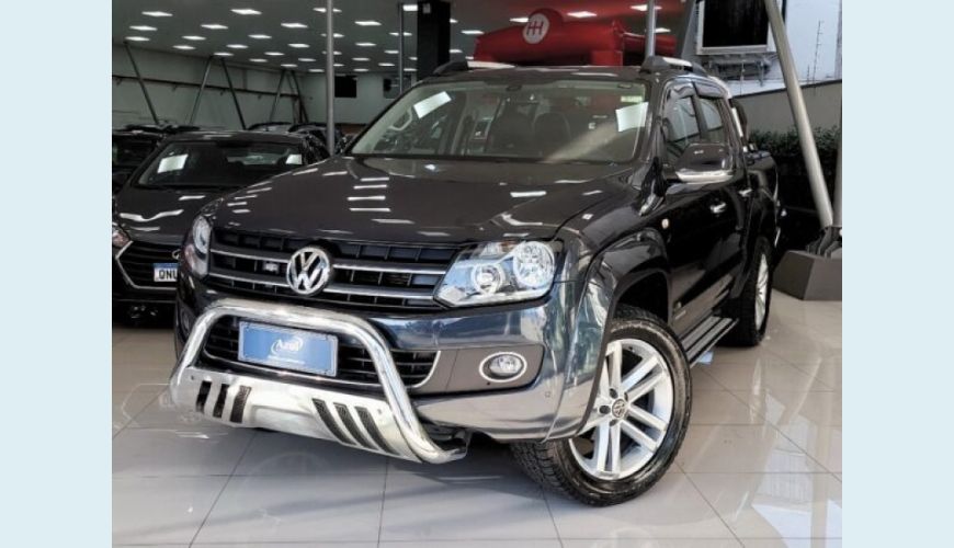 VOLKSWAGEN AMAROK 2.0 HIGHLINE 4X4 CD 16V TURBO INTERCOOLER DIESEL 4P AUT. - AZUL - 2014 Foto 3 (Grande)