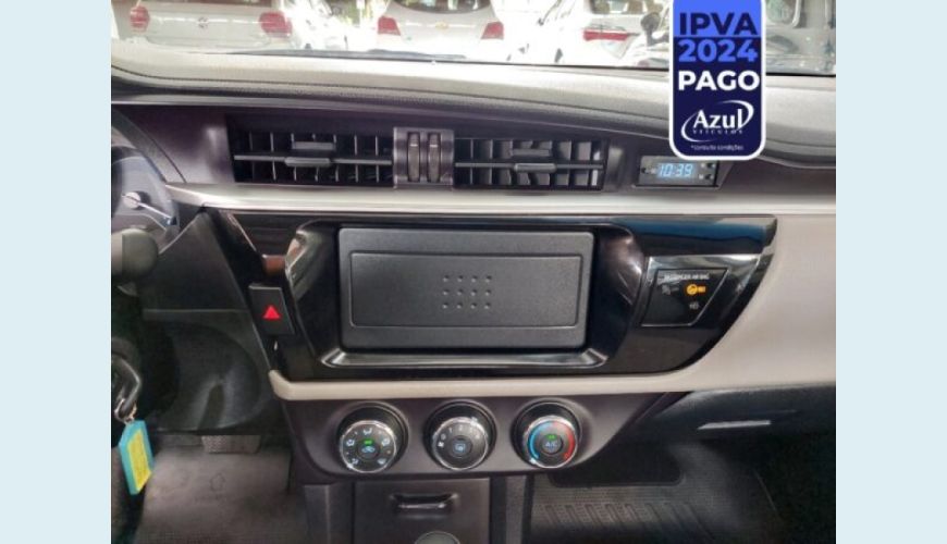 TOYOTA COROLLA 1.8 GLI 16V FLEX 4P AUT. - CINZA - 2016 Foto 3 (Grande)