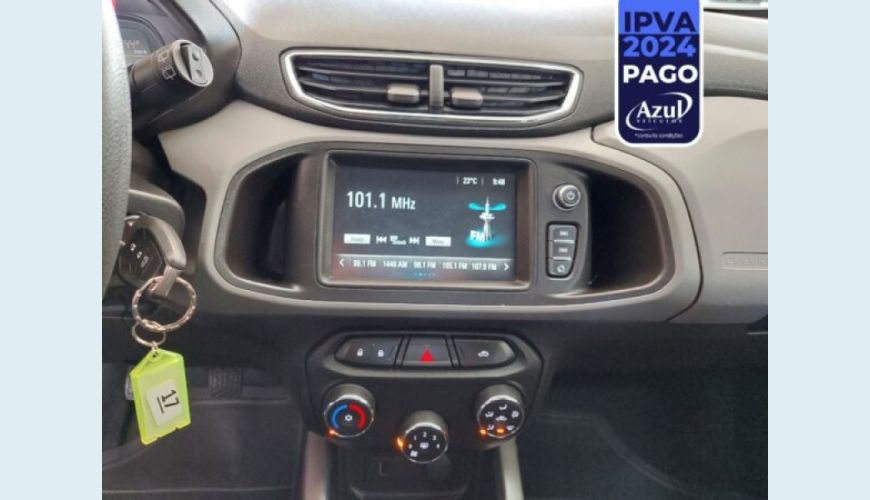 CHEVROLET ONIX 1.0 MPFI LT 8V FLEX 4P MANUAL - PRETO - 2019 Foto 3 (Grande)