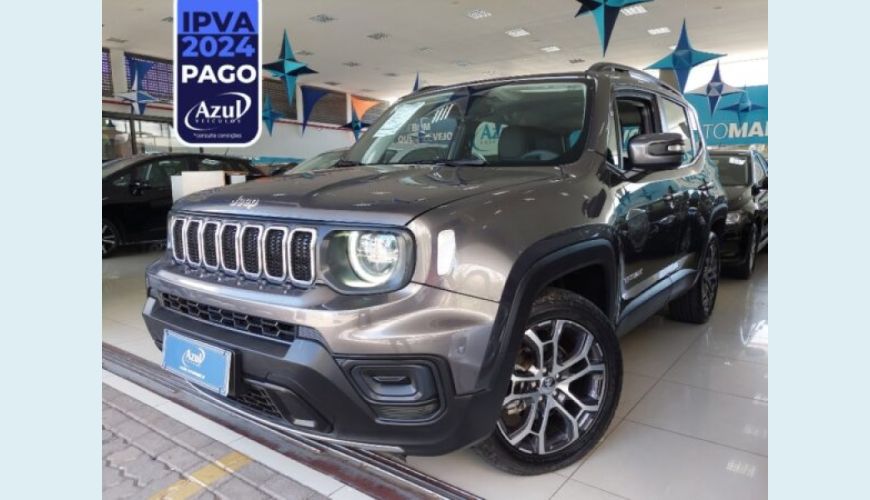 JEEP RENEGADE 1.3 T270 TURBO FLEX LONGITUDE AT6 - CINZA - 2022 Foto 3 (Grande)