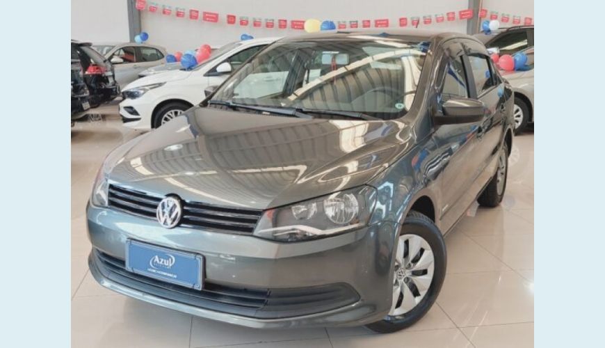 VOLKSWAGEN VOYAGE 1.0 MI 8V FLEX 4P MANUAL - CINZA - 2013 Foto 3 (Grande)