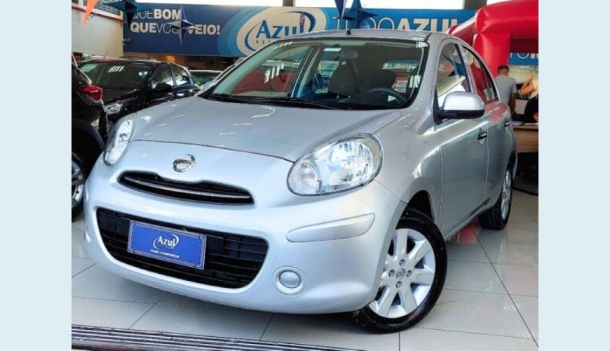 NISSAN MARCH 1.0 S 16V FLEX 4P MANUAL - PRATA - 2013 Foto 3 (Grande)