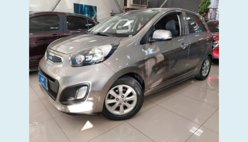 KIA PICANTO 1.0 EX 12V FLEX 4P MANUAL - CINZA - 2014 Foto 3 (Grande)