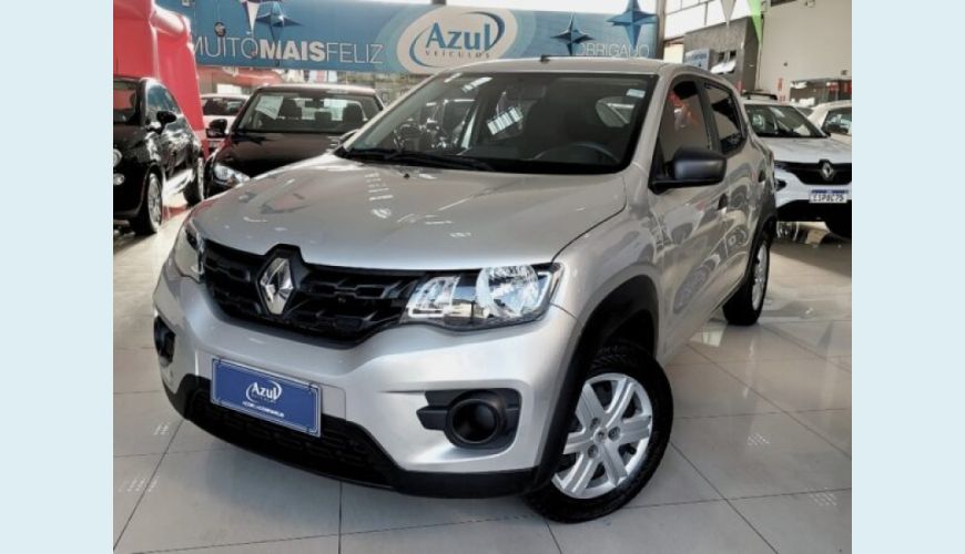 RENAULT KWID 1.0 12V SCE FLEX INTENSE MANUAL - BRANCO - 2018 Foto 3 (Grande)