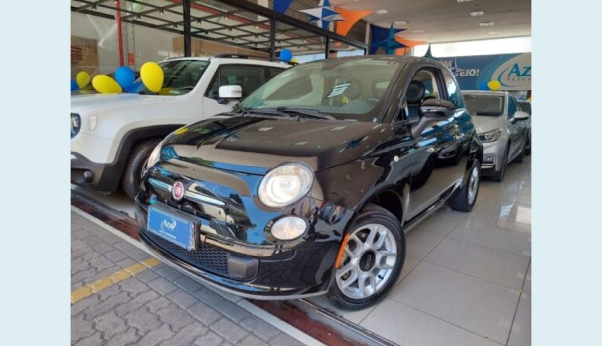 FIAT 500 1.4 CULT 8V FLEX 2P AUT. - PRETO - 2015 Foto 3 (Grande)