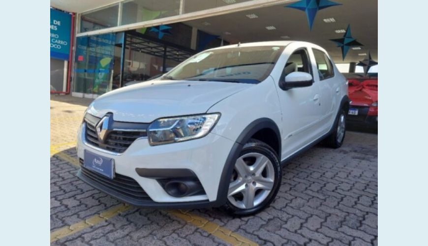 RENAULT LOGAN 1.6 16V SCE FLEX ZEN X-TRONIC - BRANCO - 2020 Foto 3 (Grande)
