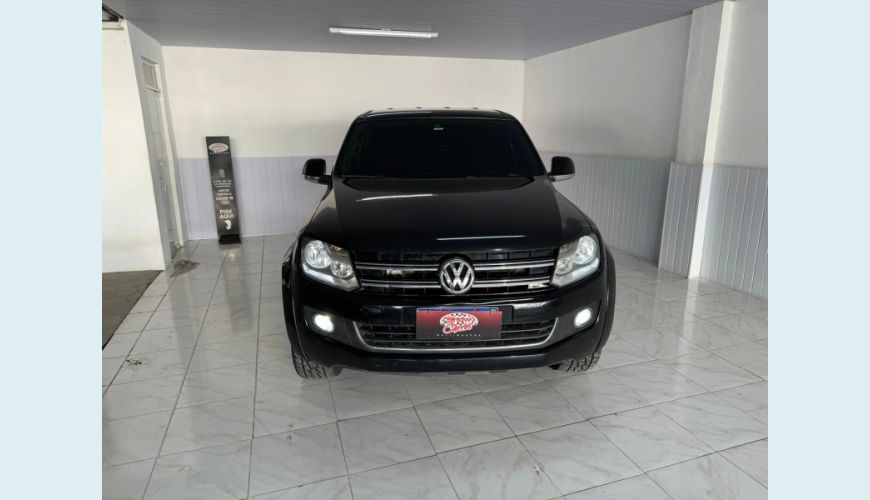 VOLKSWAGEN AMAROK 2.0 HIGHLINE 4X4 CD 16V TURBO INTERCOOLER DIESEL 4P AUT. - PRETO - 2015 Foto 3 (Grande)