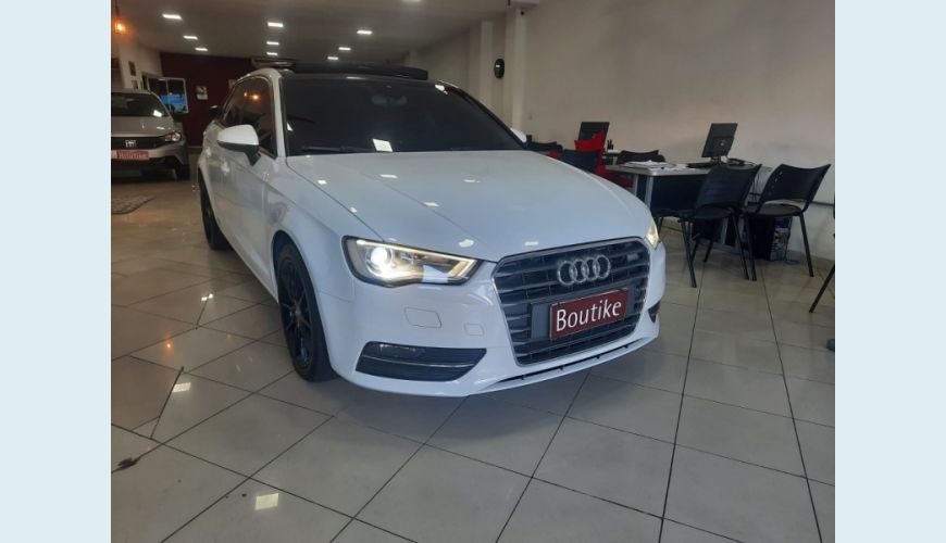 AUDI A3 1.8 TFSI SPORT 16V 2P S-TRONIC - BRANCO - 2014 Foto 3 (Grande)