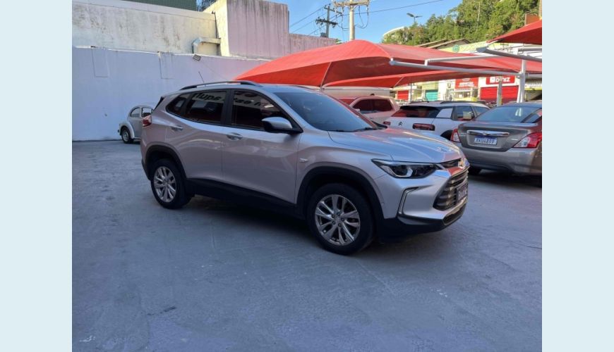 CHEVROLET TRACKER 1.2 TURBO FLEX LTZ AUT. - PRATA - 2021 Foto 3 (Grande)