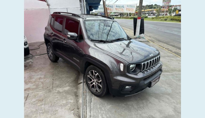JEEP RENEGADE 1.3 T270 TURBO FLEX LONGITUDE AT6 - CINZA - 2022 Foto 3 (Grande)