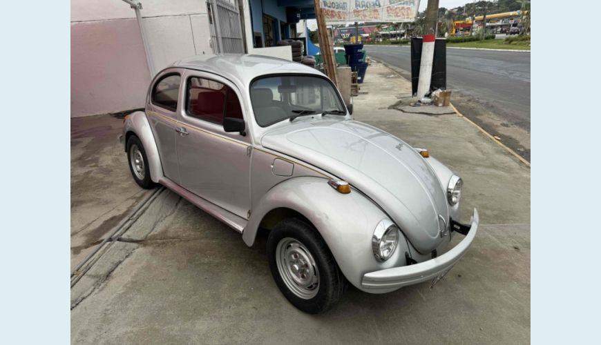 VOLKSWAGEN FUSCA 1.6 8V 2P MANUAL - PRATA - 1996 Foto 3 (Grande)