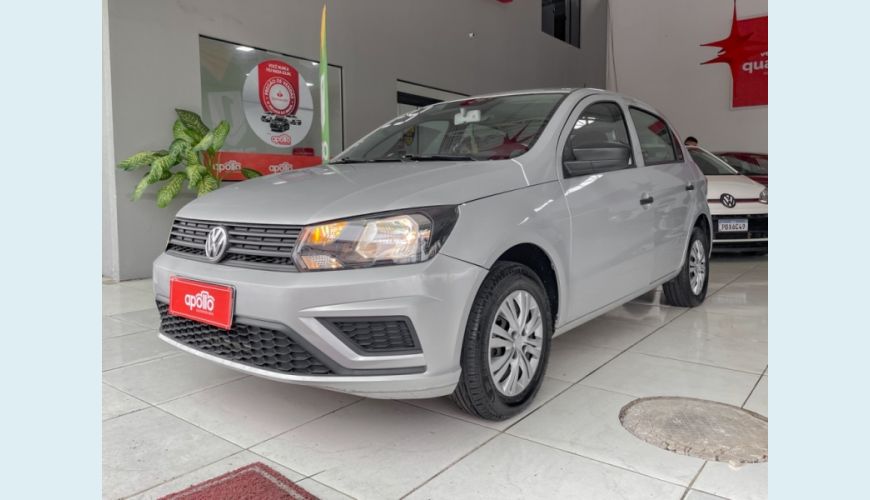 VOLKSWAGEN GOL 1.0 12V MPI TOTALFLEX 4P MANUAL - PRATA - 2023 Foto 3 (Grande)