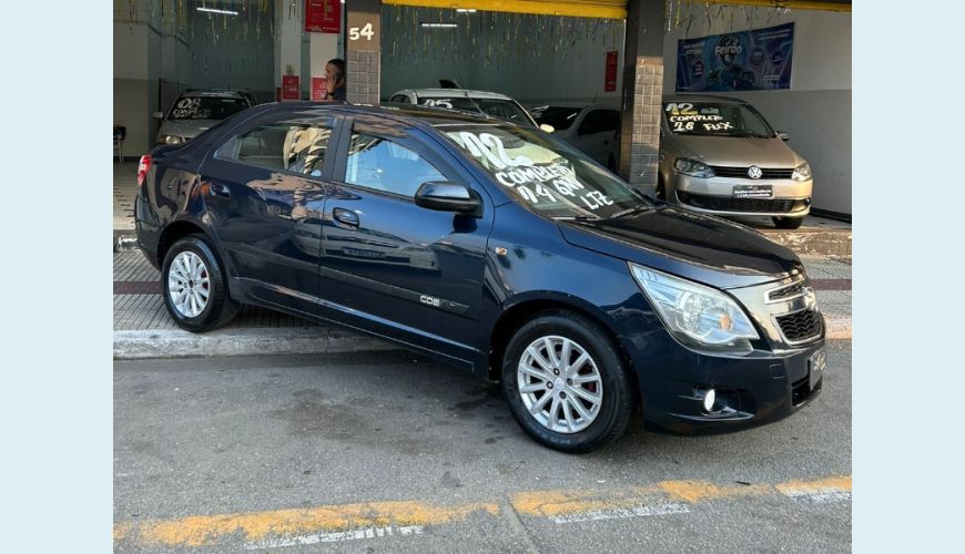 CHEVROLET COBALT LTZ 1.4 8V FLEXPOWER/ECONOFLEX 4P - AZUL - 2012 Foto 3 (Grande)