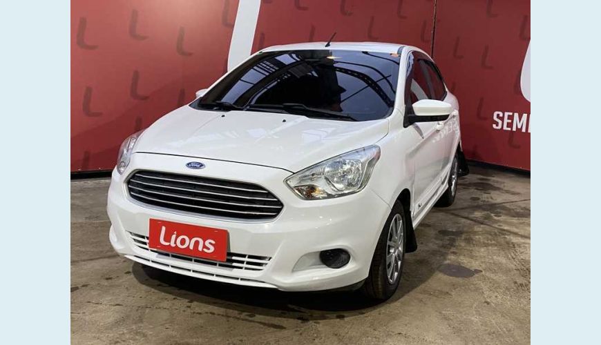 FORD KA SEDAN SE PLUS 1.0 FLEX - BRANCO - 2015 Foto 3 (Grande)