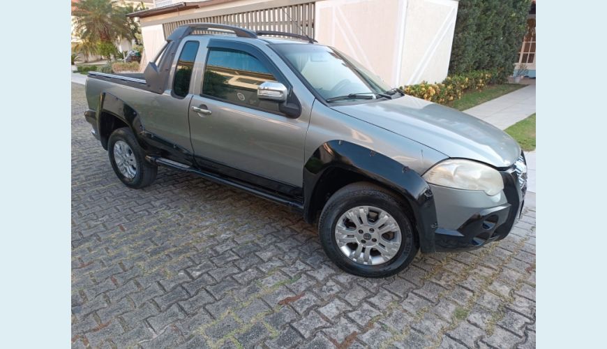 FIAT STRADA ADVENTURE 1.8 MPI 8V CE - CINZA - 2009 Foto 3 (Grande)