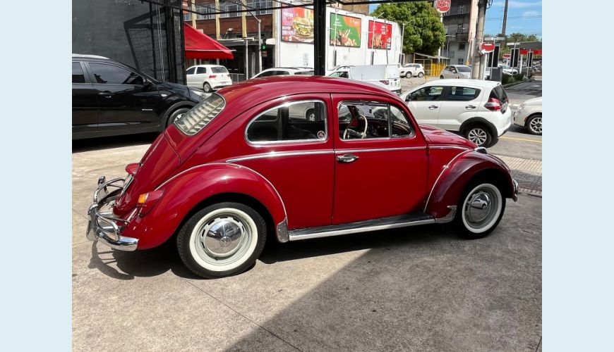 VOLKSWAGEN FUSCA - VERMELHO - 1969 Foto 3 (Grande)