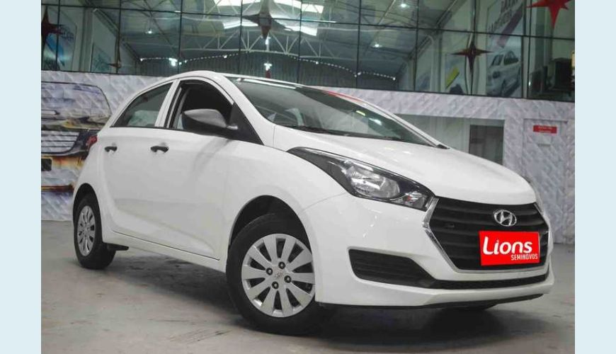 HYUNDAI HB 20 1.0 TURBO COMFORT PLUS BLUEMEDIA FLEX - BRANCO - 2017 Foto 3 (Grande)