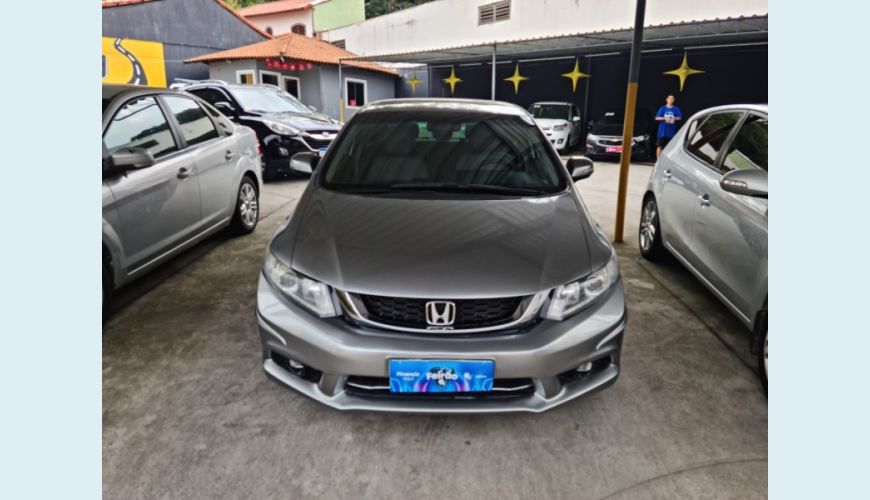 HONDA CIVIC - CINZA - 2015 Foto 3 (Grande)