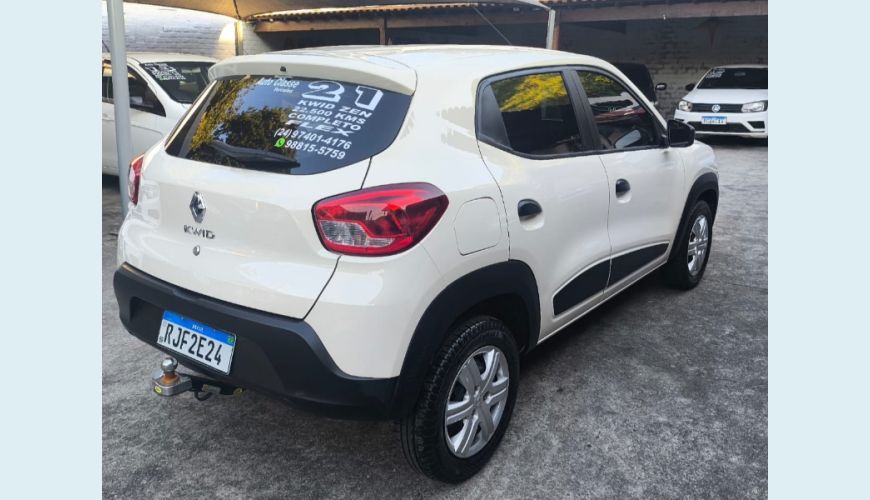 RENAULT KWID ZEN 1.0 FLEX 12V 5P MEC. - BEGE - 2021 Foto 3 (Grande)