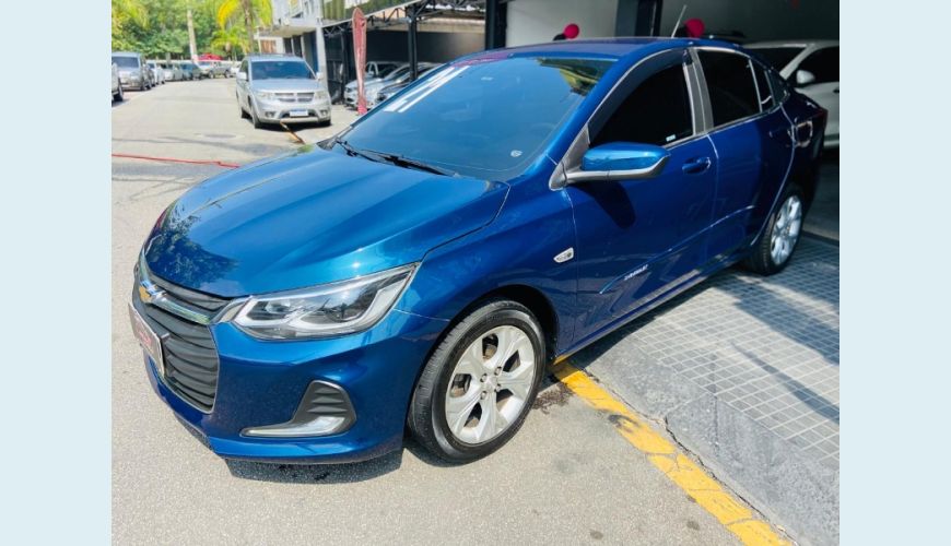 CHEVROLET ONIX SED. PLUS PREM. 1.0 12V TB FLEX AUT - AZUL - 2021 Foto 3 (Grande)