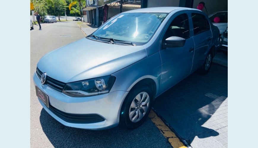 VOLKSWAGEN VOYAGE 1.6/1.6 CITY MI TOTAL FLEX 8V 4P - PRATA - 2015 Foto 3 (Grande)