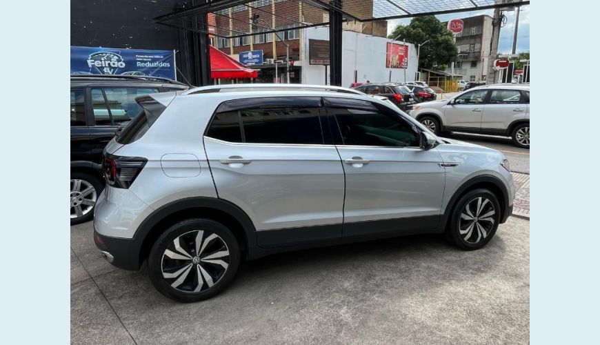 VOLKSWAGEN T-CROSS HIGHLINE 1.4 TSI FLEX 16V 5P AUT - PRATA - 2021 Foto 3 (Grande)