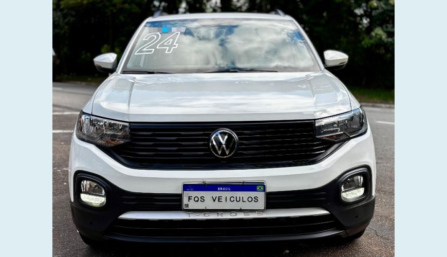 VOLKSWAGEN T-CROSS 200 TSI 1.0 FLEX 12V 5P AUT. - BRANCO - 2024 Foto 3 (Grande)