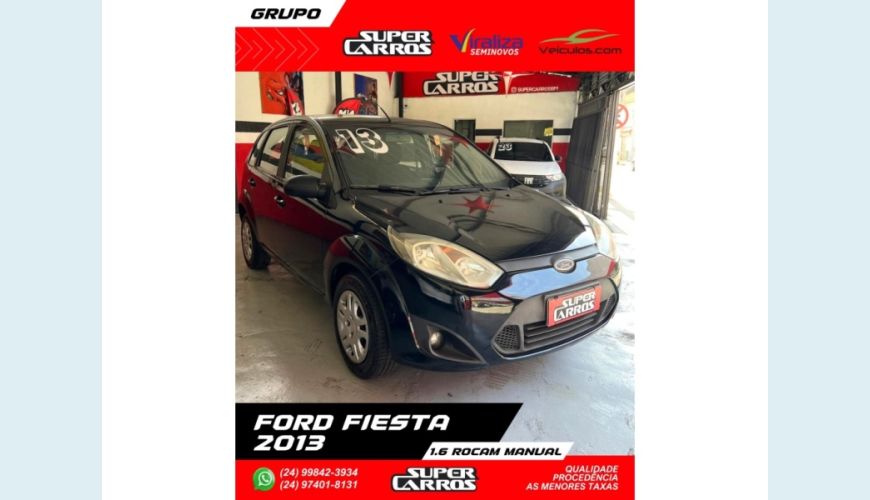 FORD FIESTA - PRETO - 2013 Foto 3 (Grande)