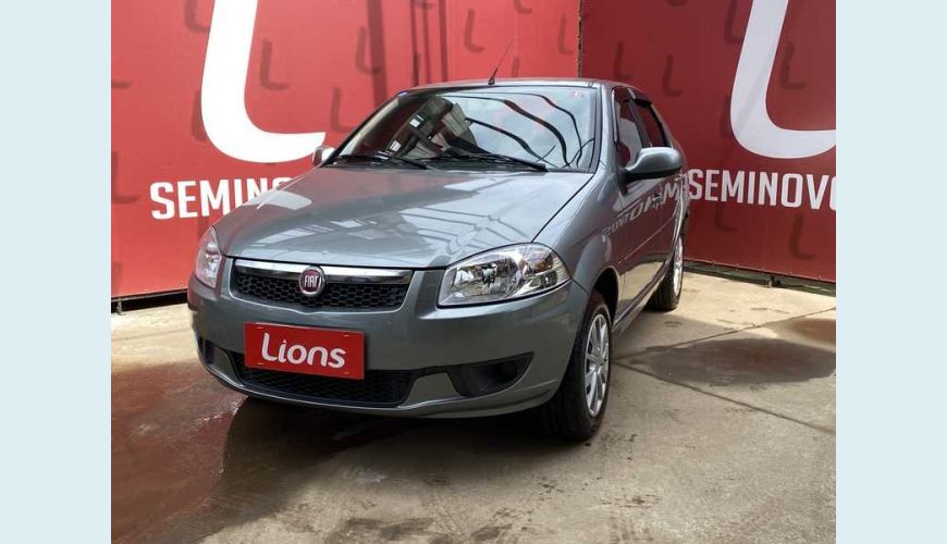 FIAT SIENA EL 1.0 8V FLEX - CINZA - 2013 Foto 3 (Grande)