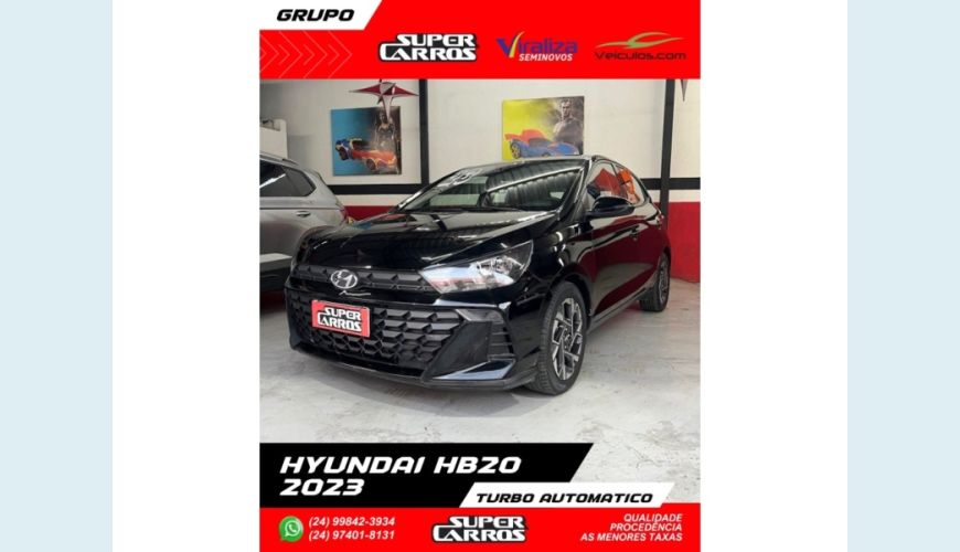 HYUNDAI HB 20 - PRETO - 2023 Foto 3 (Grande)