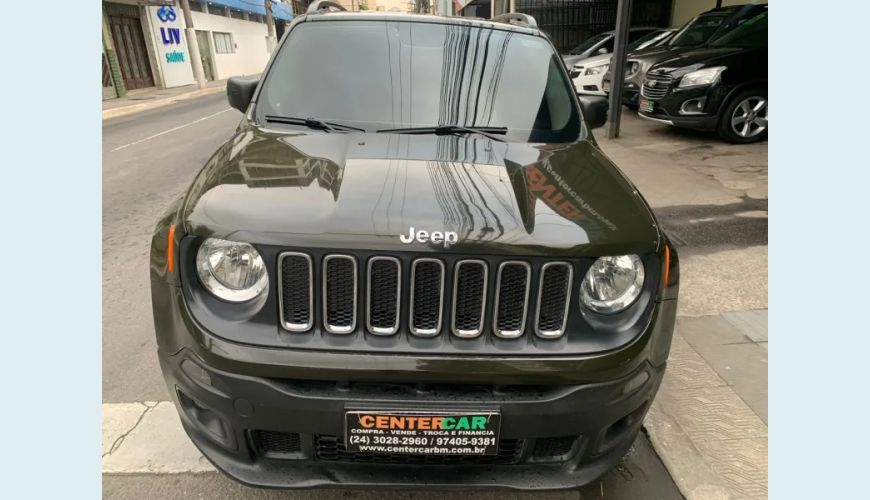 JEEP RENEGADE 1.8 16V FLEX SPORT 4P MANUAL - VERDE - 2017 Foto 3 (Grande)