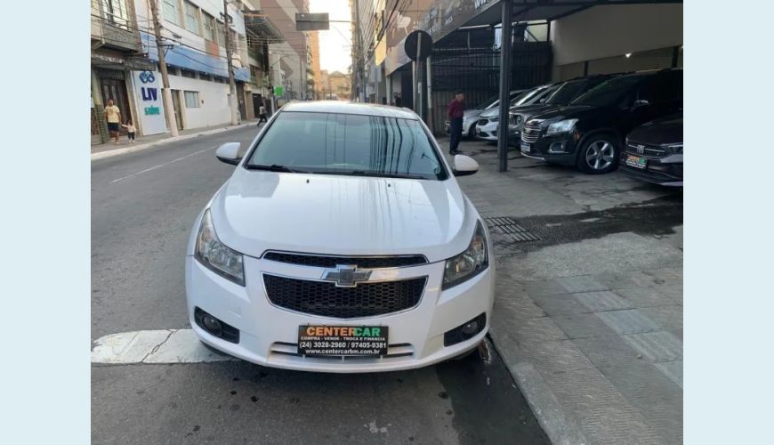 CHEVROLET CRUZE LT 1.8 16V FLEX AUT. 4P - BRANCO - 2013 Foto 3 (Grande)