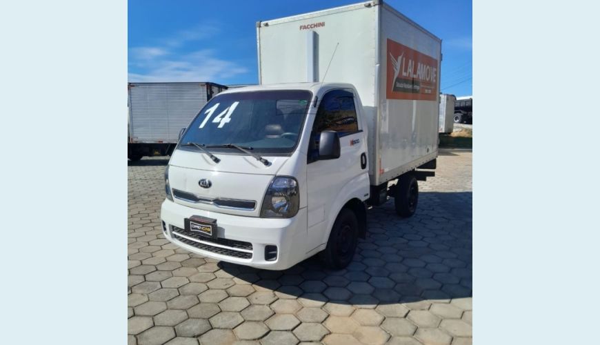 KIA BONGO 2.5 K-2500 4X2 CS TURBO DIESEL 2P MANUAL - BRANCO - 2014 Foto 3 (Grande)